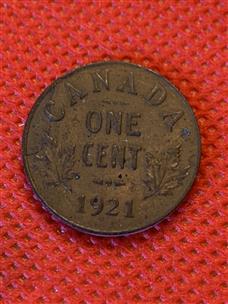 1921 CANADA ONE CENT Brand New